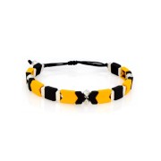 Cuenta de zamac estampado resina forme flecha 11x8 mm - Negro x1