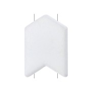 Cuenta de zamac estampado resina forma flecha 11x8 mm - Blanco x1|raw }}