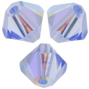 Toupies en cristal PureCrystal 5328 4 mm Light Sapphire AB x50