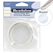 Hilo de cobre redondo de 0,51 mm - German Style Wire - Plateado x 12 m