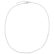 Gargantilla Acero inox malla serpentina cuadrado 1.45 mm x x51 cm