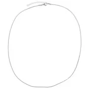 Gargantilla Acero inox malla serpentina cuadrado 1.45 mm x x51 cm