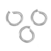 Anillos abiertos 3x0,5 mm - Acero inoxidable 304L x50