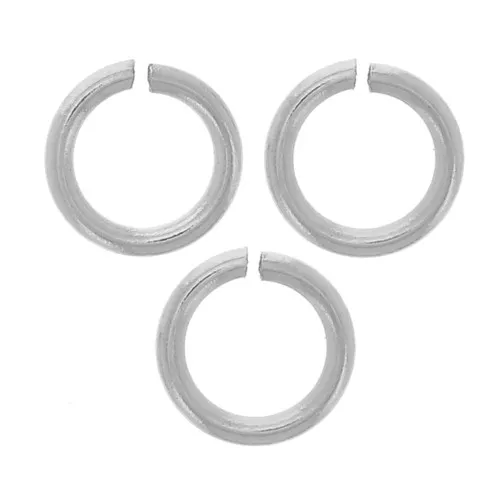 Anillas abiertas  4x0.6 mm Acero inox 316L x10