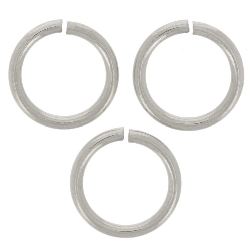 Anillas abiertas  7x1 mm Acero inox x25