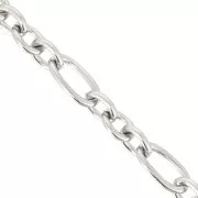 Cadena eslabón fantasía 7 mm de Acero inox 304 x1m