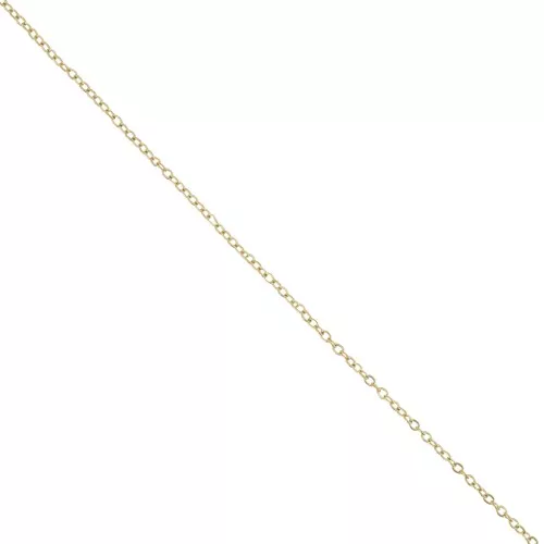 Cadena eslabón Forçat 1.75 mm de Acero inox 304L Dorado x99cm