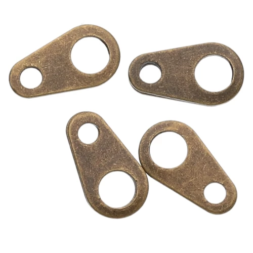 Enganches ovalados 9x5 mm bronce x144