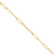 Cadena eslabón rectangular 3.7 mm Gold filled x20cm|raw }}