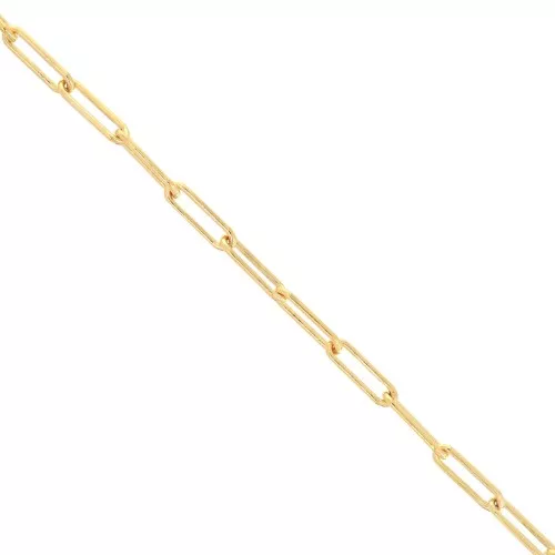 Cadena eslabón rectangular 3.7 mm Gold filled x20cm