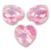 Corazón PureCrystal 6228 14,4x14 mm Light Rose AB x1