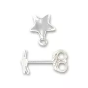 Pendientes con trasera Estrella Plata 925 x2