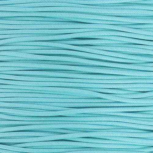 Algodón encerado europeo 1.3 mm Turquesa x 1 m