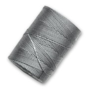 Hilo C-Lon Beading Cord 0,50 mm Gunmetal x84m|raw }}