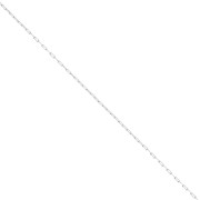 Cadena fina eslabón Rectangular 0.45 mm - Acero inoxidable 316L x1m