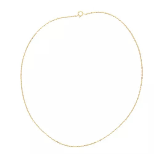 Gargantilla Paloma 1.3 mm - Dorado con oro fino x42cm