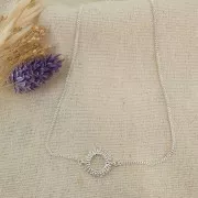 Gargantilla cadena eslabón Forçat para entrepieza - de Plata 925 x35 cm