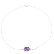 Gargantilla cadena eslabón Forçat para entrepieza - de Plata 925 x41 cm