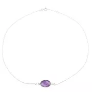 Gargantilla cadena eslabón Forçat para entrepieza - de Plata 925 x41 cm