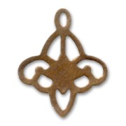 Dijes filigrana romboidales 13 mm cobra antiguo x5|raw }}