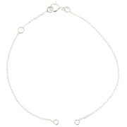 Pulsera eslabón Forçat para entrepieza - de Plata 925 x18 cm|raw }}