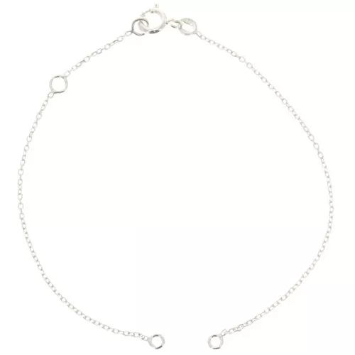 Pulsera eslabón Forçat para entrepieza - de Plata 925 x18 cm