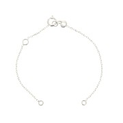 Pulsera para niña - eslabón Forçat para entrepieza - de Plata 925 x13 cm