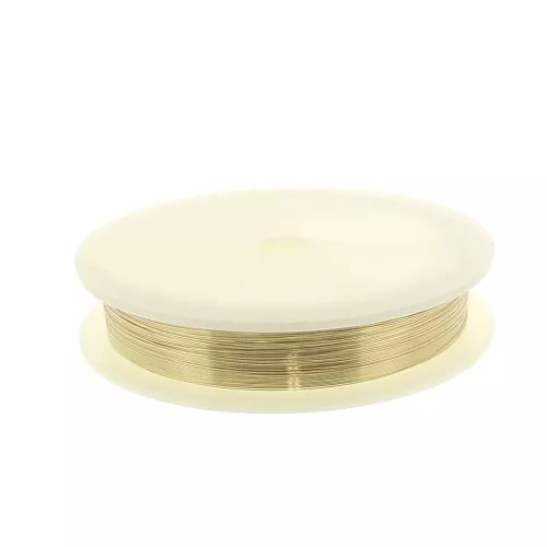 Hilo semi duro 0.3 mm de Gold filled x20m