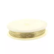 Hilo duro 0.64 mm de Gold Filled x10m