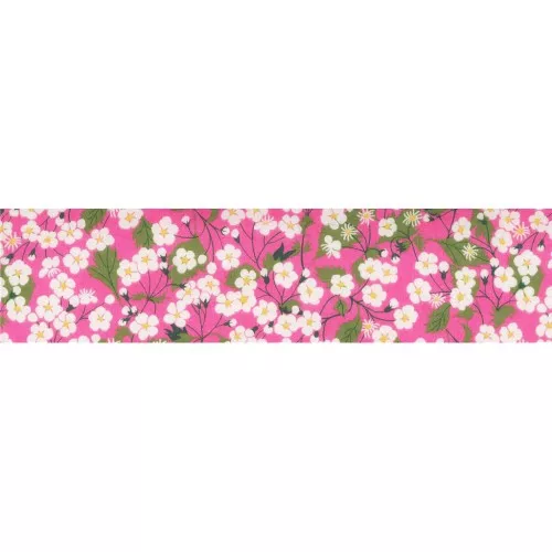 Cinta cortada al bies Liberty Mitsi Pivoine x1m