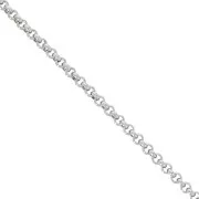 Cadena malla Jaseron 2.3 mm - eslabones cerrados de Acero inoxidable 316L x1m