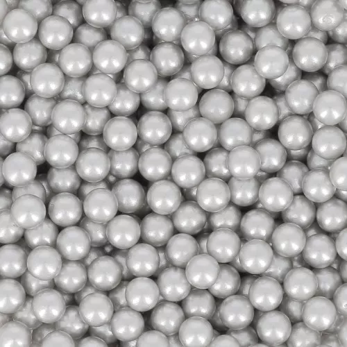 Cuentas redondas sin agujero mini bolas PureCrystal 5809 3 mm Light Grey Pearl x25