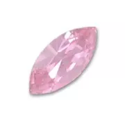 Navette PureCrystal 15x7 mm Light Rose