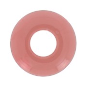 Colgante donuts de acrílico 21 mm - Terracotta transparente x1