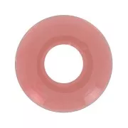 Colgante donuts de acrílico 21 mm - Terracotta transparente x1