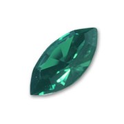 Navette PureCrystal 10x5 mm Emerald|raw }}