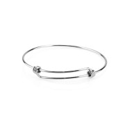 Pulsera jonc taille ajustable 60 - 70 mm - Acero inoxidable 304 x1