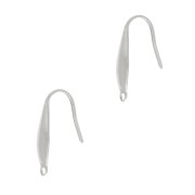 Ganchos pendientes design 19x4.5 mm con anilla cerrada - acero inoxidable x2|raw }}
