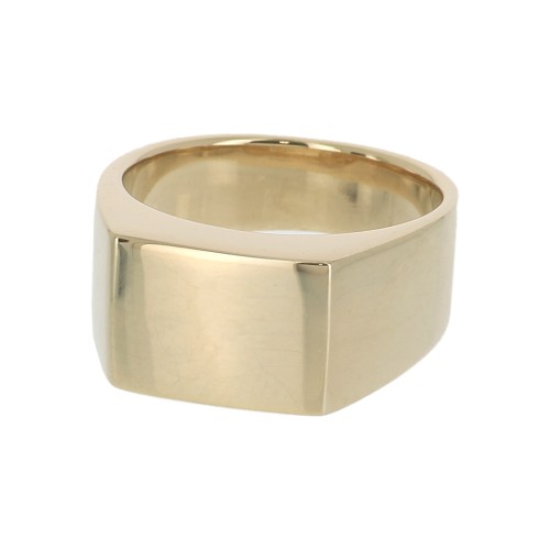 Anillo sello para mujer talla 58 Chapado de Oro 3 micras x1