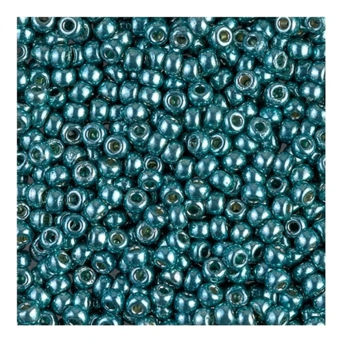 Rocalla Miyuki Duracoat 11/0 4217 - Espuma de Mar Oscura Galvanizada x8g