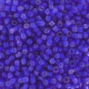 Miyuki Delica 11/0 DB1785 - Cobalt AB Lined White