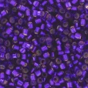 Miyuki Delica 11/0 DB0610 - Dyed Silver Lined Dark Violet