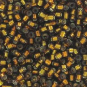 Miyuki Delica 11/0 DB0604 - Dyed Silver Lined Golden Olive|raw }}