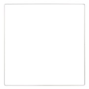 Cuadrado de metal desnudo para atrapasueños y pantallas 30 cm - Blanco x1|raw }}