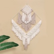 Cuadrado de metal desnudo para atrapasueños y pantallas 30 cm - Blanco x1