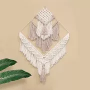 Cuadrado de metal desnudo para atrapasueños y pantallas 30 cm - Blanco x1