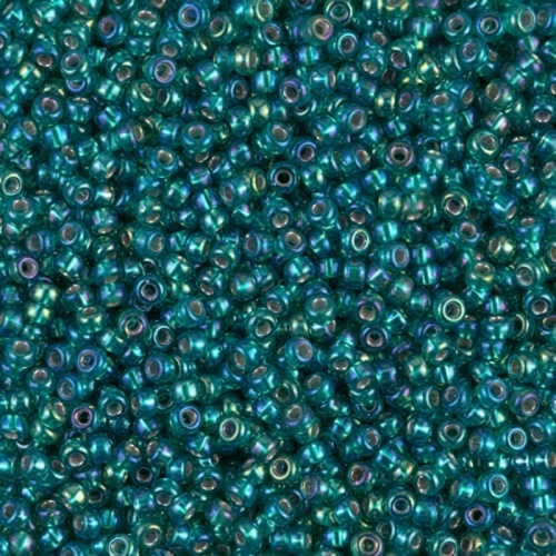 Rocalla Miyuki 11/0 1017 - Silverlined Emerald AB x8g