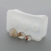 Molde de silicono para hacer 3 peras de 15-19-23 mm de resina