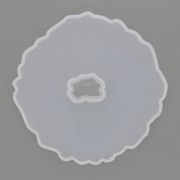 Molde de silicono - forma geoda calada - 130x130 mm para resina x1|raw }}