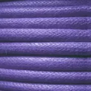 Algodón encerado europeo 1.3 mm Morado x 1 m
